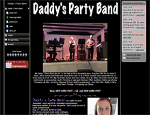 Tablet Screenshot of daddysonemanband.dk